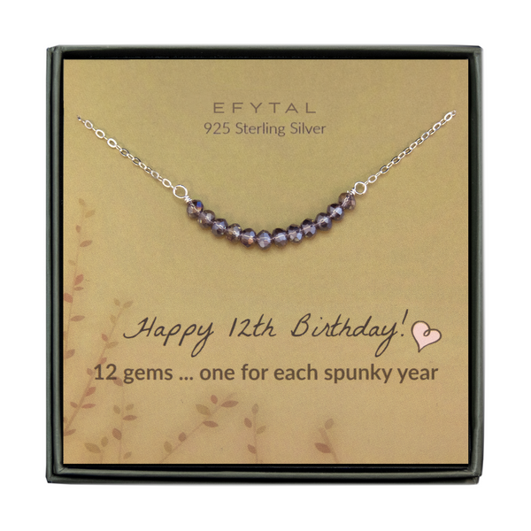 Ieftop Birthday Gifts for 5 Year Old Girls - S925 Sterling Silver Chain Pearl Birthday Necklace 5 Year Old Girl Birthday Gift Ideas Birthday Jewelry