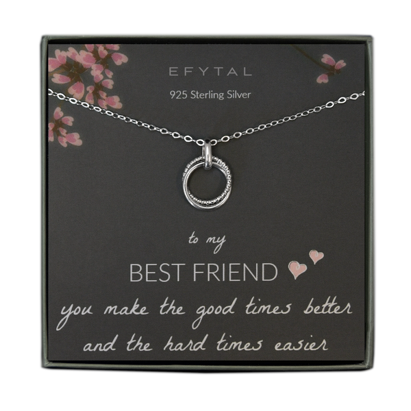 Sterling silver best friend 2025 jewelry