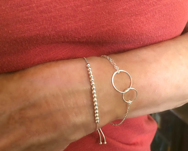 josie connected ring bracelet • friendship for eternity