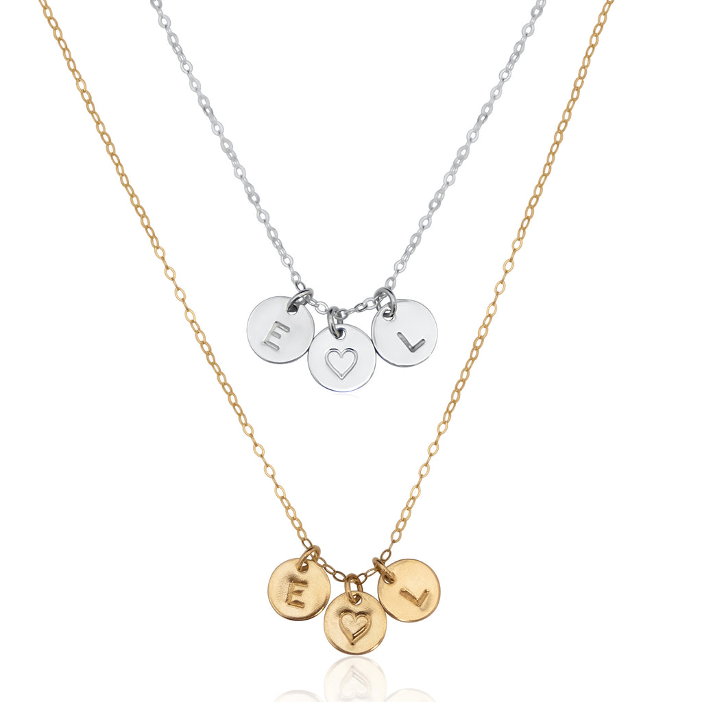 Mini Initial Gold Necklace