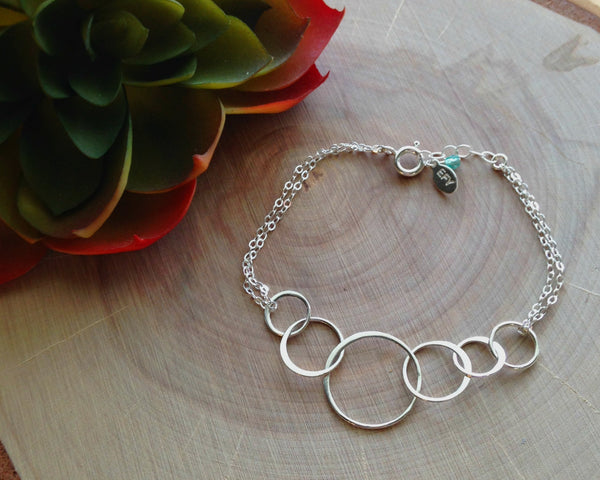 josie six ring bracelet • happy 60th birthday