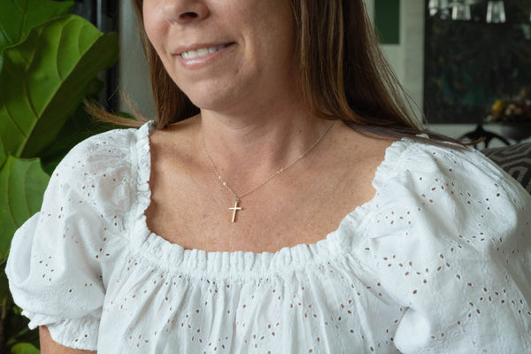 charity timeless cross necklace • prayer for my grandmother
