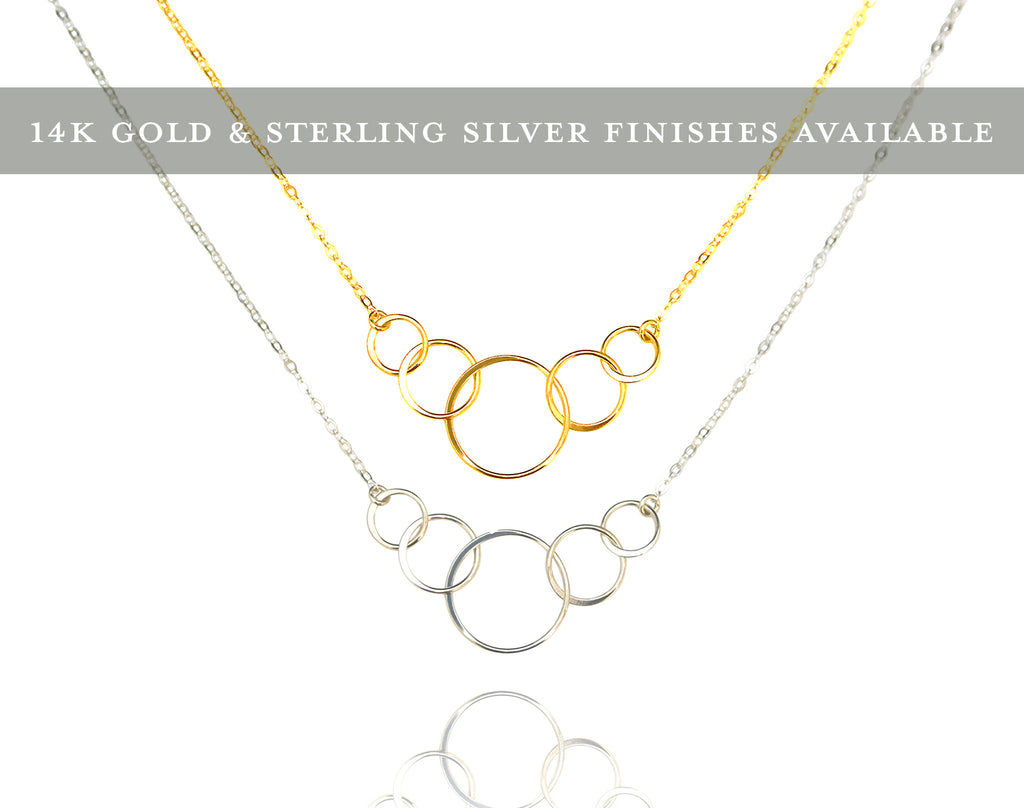 EFYTAL Five Decade Necklace • 50th Birthday Gift Idea for Her