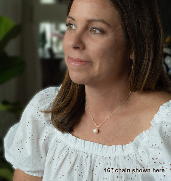 kinzie floating pearl necklace • beautiful birthday