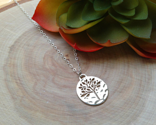 hannah silver tree of life necklace • daughter in law, gained a daughter