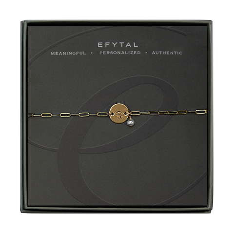 ashton initial bracelet