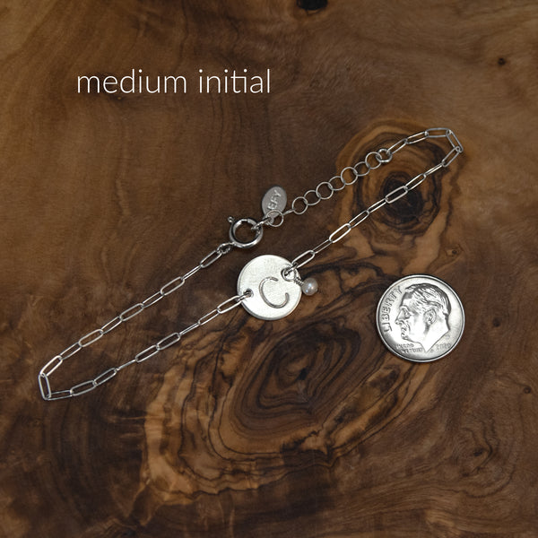 ashton initial bracelet • 18th birthday confetti