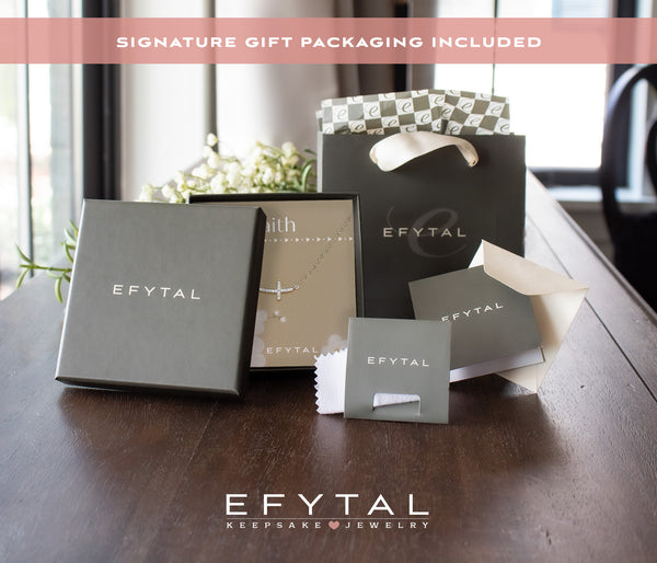 avery adorned cross necklace • faith