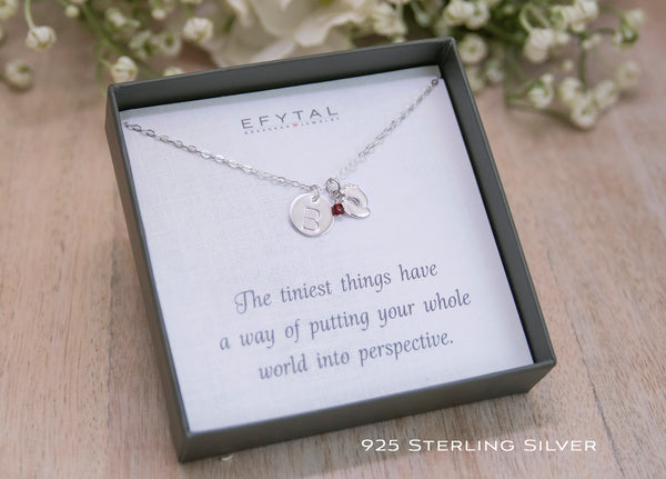 bella tiny feet necklace • tiniest things