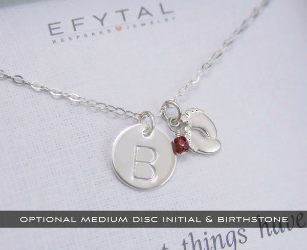bella tiny feet necklace • tiniest things