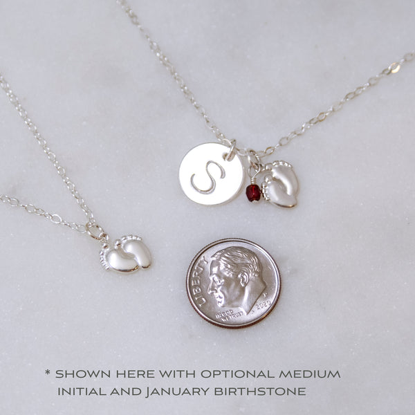 bella tiny feet necklace • winnie the pooh