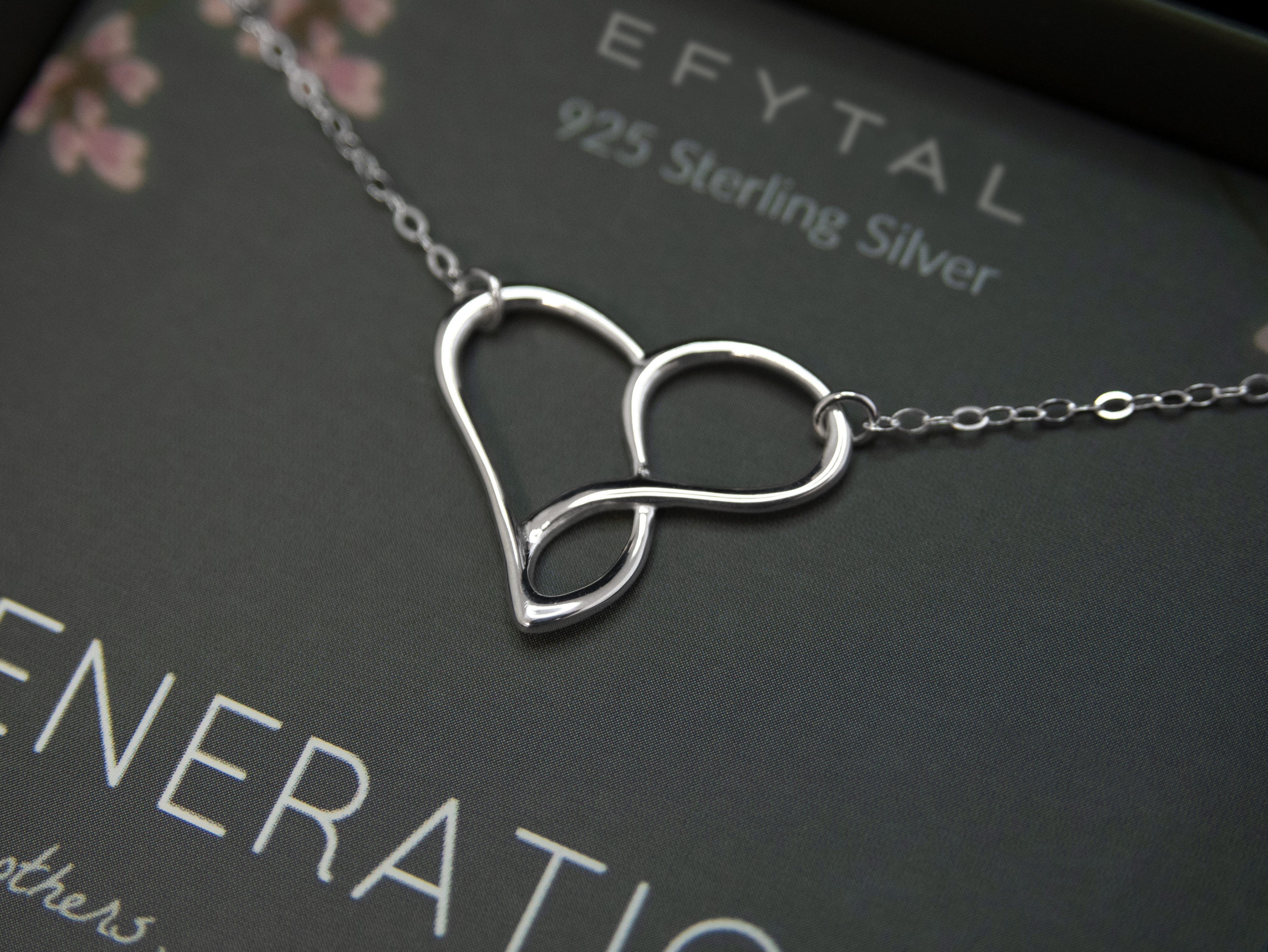 Grandmother Necklace, 3 Generations Heart Necklace | Lora Douglas Jewelry
