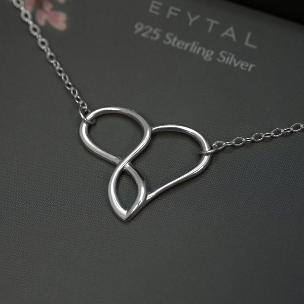 billie eternal heart necklace • mother & daughter, never apart