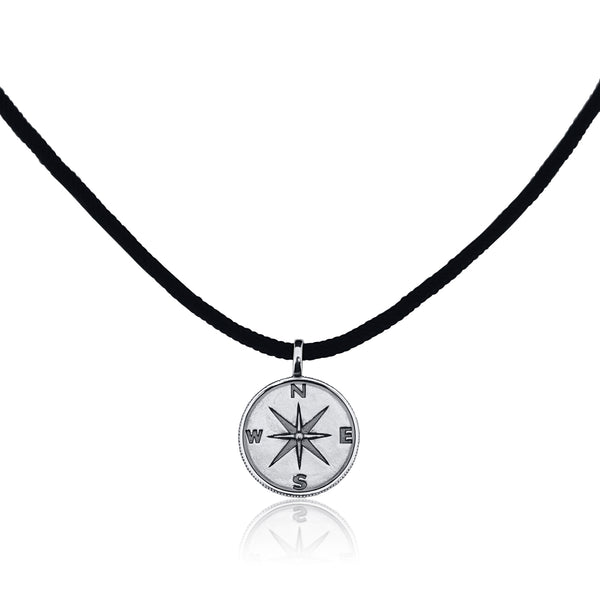 boone men's compass necklace • no better dad