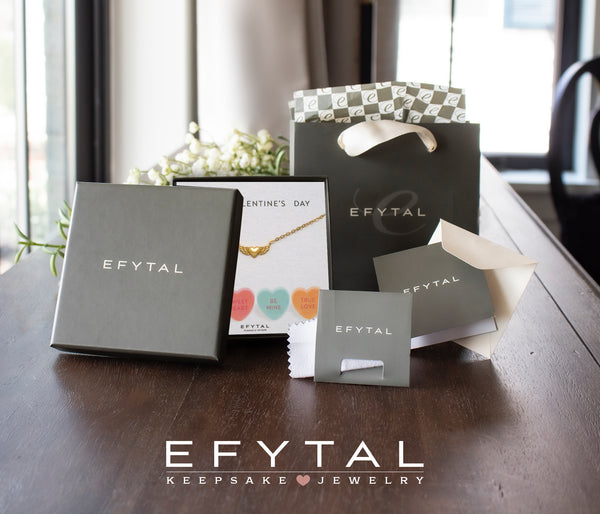 cara winged heart necklace • valentine, candy hearts