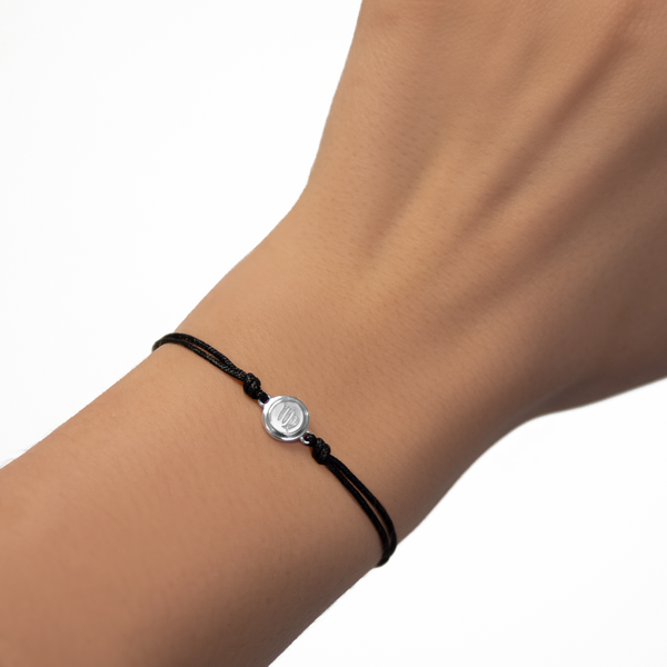ceres zodiac black cord bracelet • celestial card