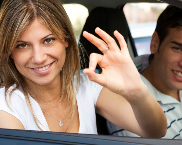 journey compass necklace, silver or gold • invisible thread