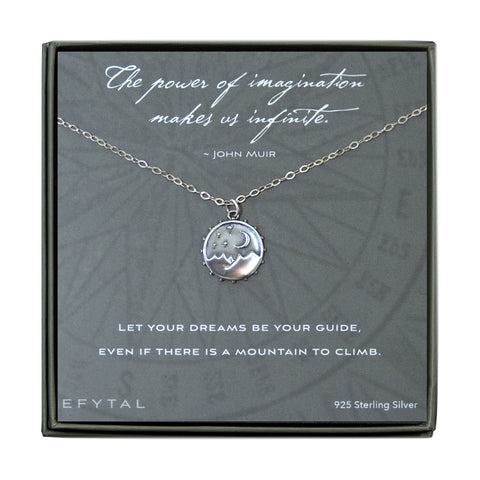 danenberg mountain motif necklace • power of imagination