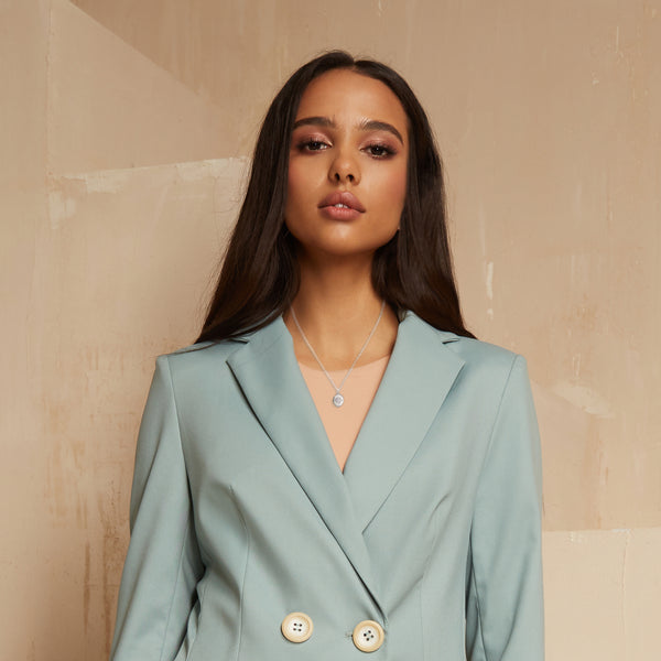 ester oval starburst necklace • my friend