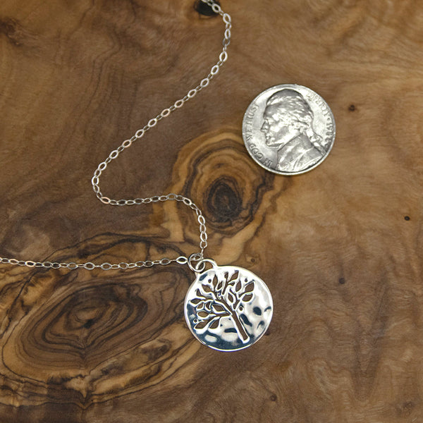 hannah silver tree of life necklace • daughter in law, gained a daughter