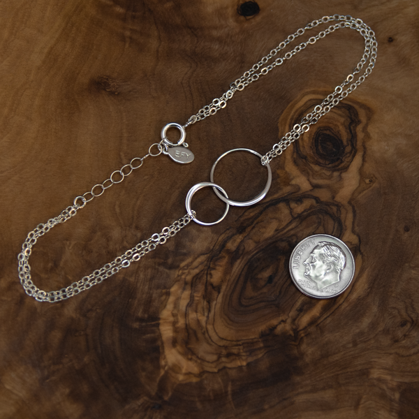 josie connected ring anklet • true friend