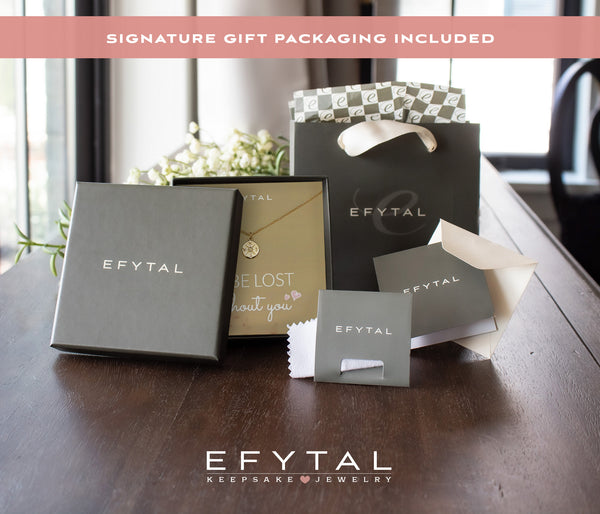 journey compass necklace, silver or gold • i'd be lost without you