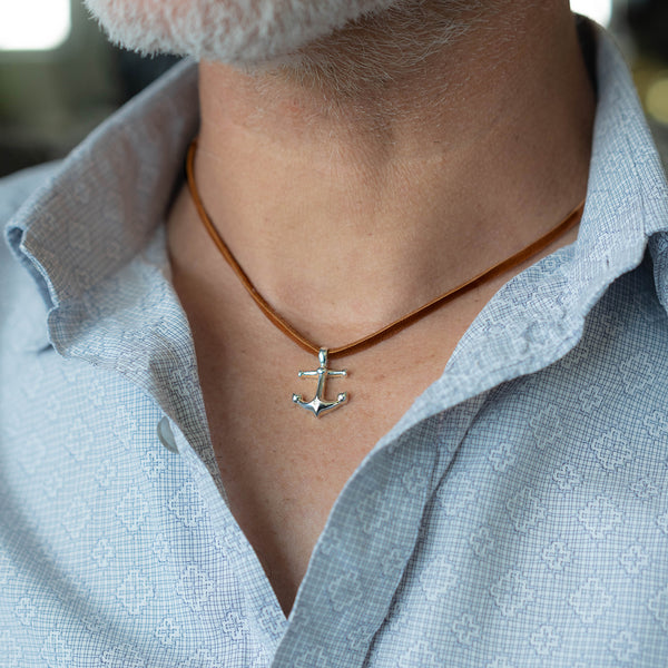 kai anchor pendant necklace • i would be lost without you