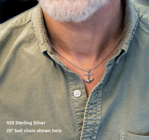 kai anchor pendant necklace • i would be lost without you