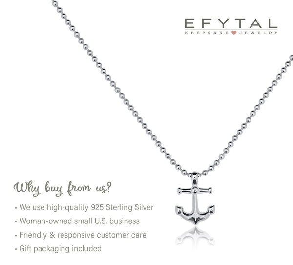 kai anchor pendant necklace • you are my anchor