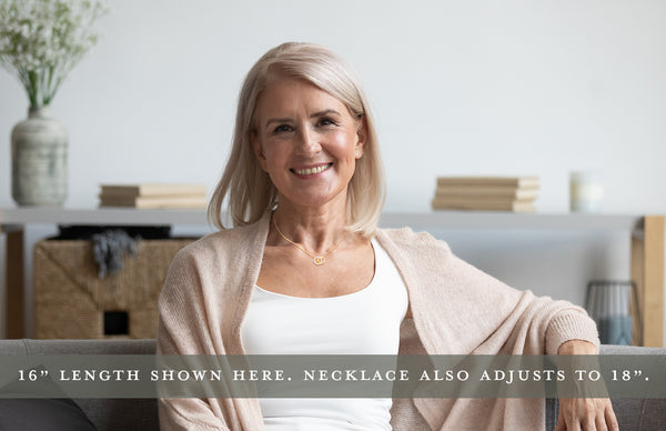 keisha interlocking rings necklace • mother & daughter, no matter where