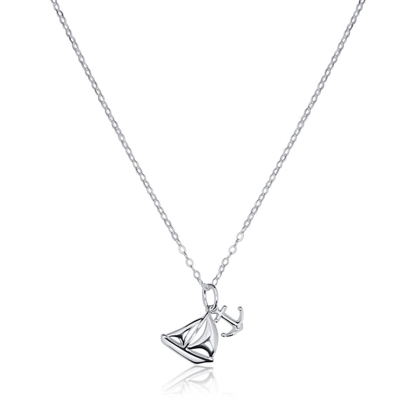 mara sailboat & anchor necklace • magic along the way