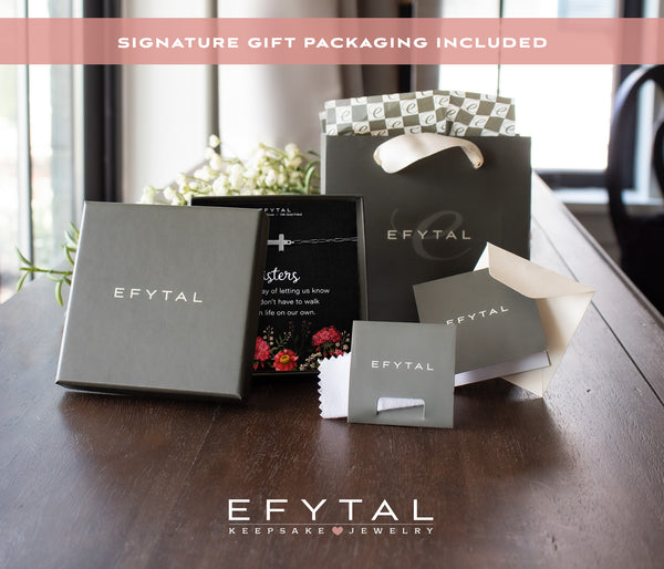 noah sideways cross bracelet • sisters