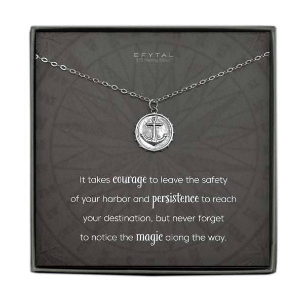 o'malley anchor heart necklace • magic along the way