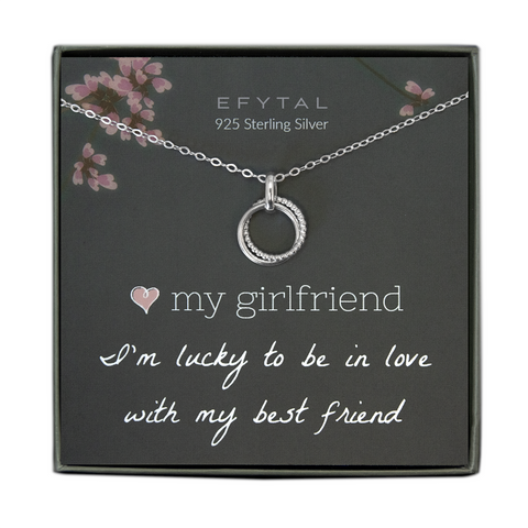 priscilla connected ring necklace • my girlfriend