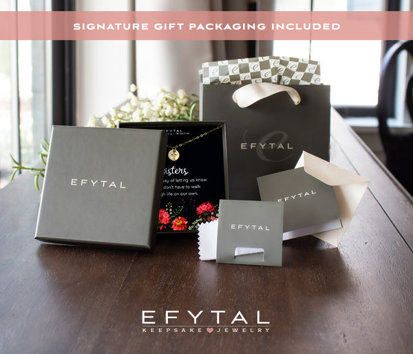 rebecca gold cross necklace • sisters