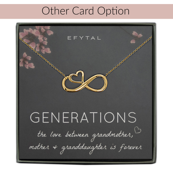 ruth eternal heart necklace • generations, never apart
