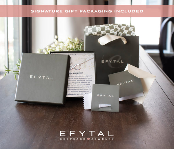 ruth eternal heart necklace, silver or gold • for my daughter