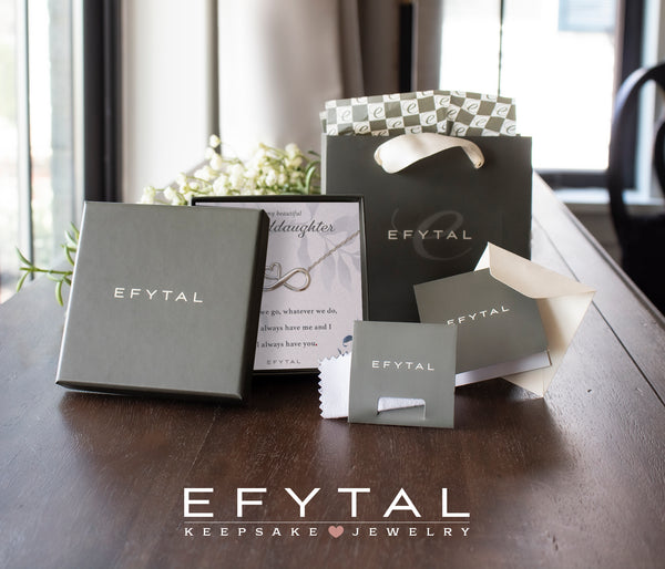 ruth eternal heart necklace, silver or gold • for my beautiful granddaughter