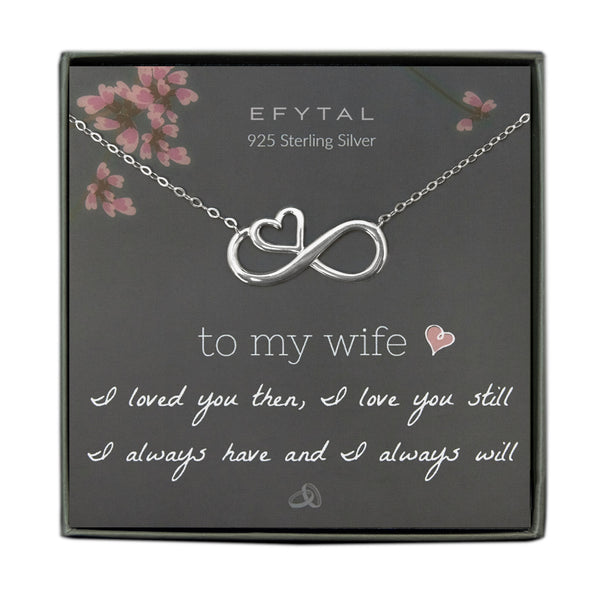 ruth eternal heart necklace • to my wife, love you still