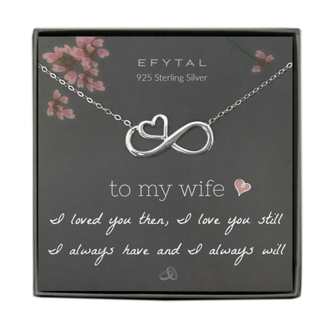 ruth eternal heart necklace • to my wife, love you still
