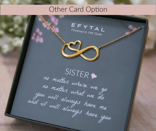 ruth eternal heart necklace • sisters, never apart