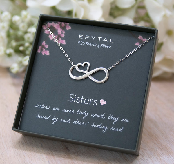 ruth eternal heart necklace • sisters, never apart