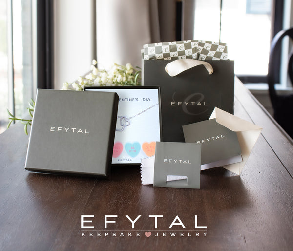 sarah interlocking hearts necklace • valentine, candy hearts