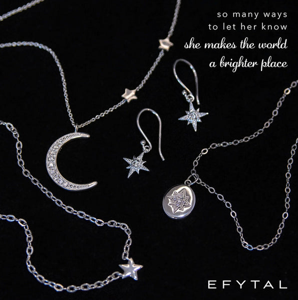 ester oval starburst necklace • my friend