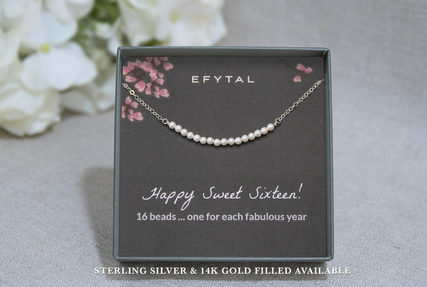 sydney pearl necklace • happy sweet sixteen