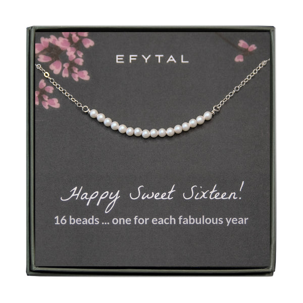 sydney pearl necklace • happy sweet sixteen
