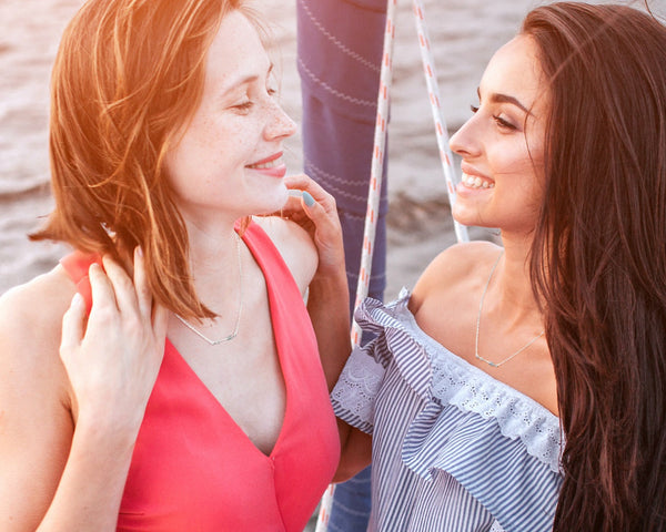 ursula arrow necklace set • happy galentine's day