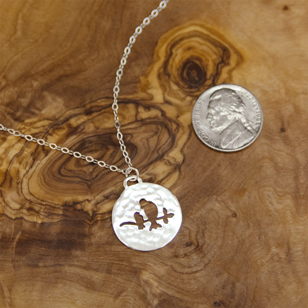 amanda mother & child necklace • mother & daughter, no matter where