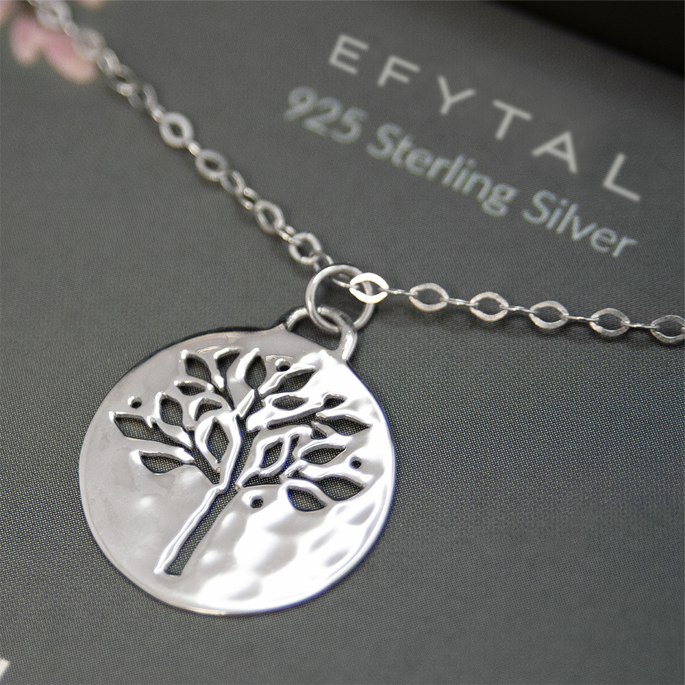 925 silver tree 2025 of life necklace