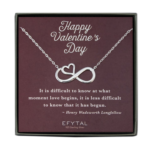 ruth eternal heart necklace • valentine, love has begun